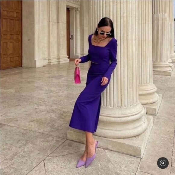 ZARA SLINGBACK KITTEN-HEEL SHOES - Picture 4 of 13